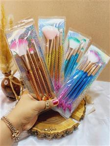 براش 4 تیکه پری دریایی دسته الماسی اماراتی برجسته اصلی