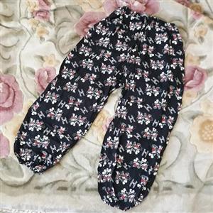 شلوار زنانه راحتی مدل سندبادی تمام نخی جنس عالی تنخور عالی فول کش فری سایز از سایز 40 تا دو کمر 50 قد شلوار 95 طرح زیبا