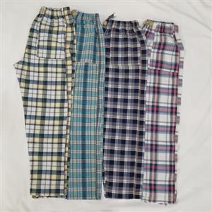 شلوار کتان سنگ شور نخی مردانه درجه یک