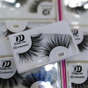 مژه پنج بعدی 5D برند dd گیاهی کیفیت عالی طبیعی خوش حالت ریمل خورده ریسه ای 3D
