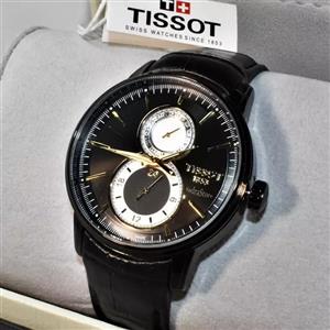 TISSOT  TO2016 تیسوت 3 موتوره فولتایم موتور ژاپن شیشه سافایر فول استیل