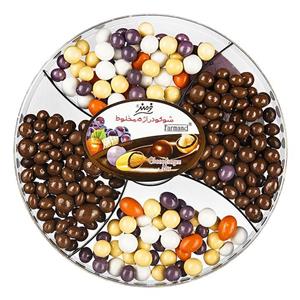 شوکو دراژه مخلوط فرمند مقدار 370 گرم Farmand Mix Choco Dragees 370gr