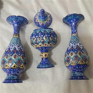 ست گلدان وقندان سایز 20