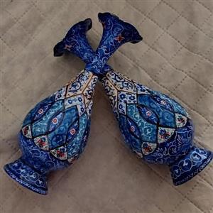 یک جفت گلدان 20 سانتی زیبا وحرفه ای