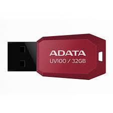 فلش مموری ADATA UV100 – ظرفیت ۳۲ گیگابایت – قرمز