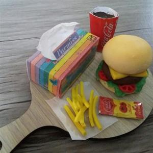 مگنت تخته سرو همبرگر و مخلفات 