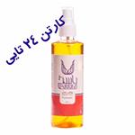 کارتن 24 عددی اسپری روغن بدن گرم حاوی ویتامین E و عصاره فلفل قرمز حجم 240 میلی لیتر