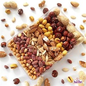 آجیل 7 قلم مخلوط  یک کیلویی تازه و خوش طعم ( تضمین کیفیت )
