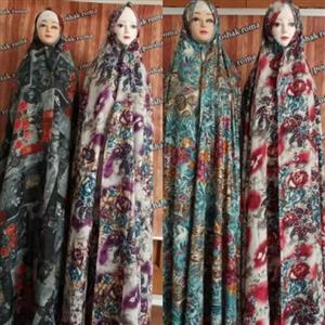 چادر رنگی دوخته شده نقره کوب