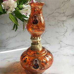 چراغ گردسوز عسلی با ارتفاع 21 سانت