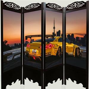 پاراوان پارتیشن متحرک در 4لنگه مناسب فروش ماشین