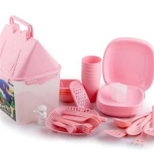 سبد لوازم ضروری پیک نیک مدل کلبه ای