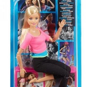 باربی یوگا بلوز صورتی مو بلوند برند متل با  و فوری