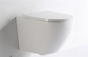 توالت فرنگی والهنگ سفید مینا مدل آماندا