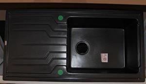 سینک ظرفشویی گرانیتی ELK ای ال کا کد SG7 مشکی * سری آخر