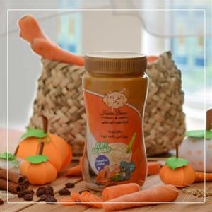 غذای کودک کدو حلوایی و هویج طبیعی (300 گرم) حکیم بانو