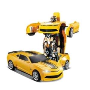 ربات تبدیل شونده به ماشین بزرگ موزیکال زرد