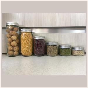 پک 6 عددی بانکه های استوانه ای درب کانتینری