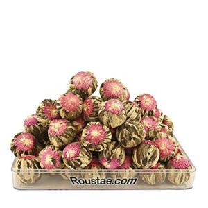چای سفید توپی 5 عدد (تزیین با گل)