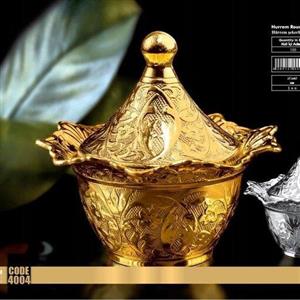 قندان شهزاد بزرگ طلایی زارا
