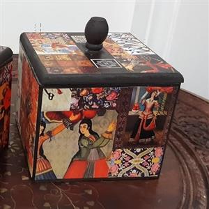 قندون مربع چوبی
