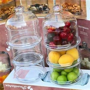 کندی باکس یا شکلات خوری سه طبقه بانکه تنقلات