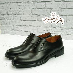 کفش چرم طبیعی دستدوز مردانه(مدل دیوید)
