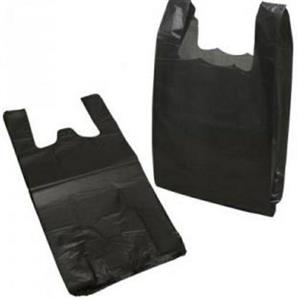 نایلون نایلکس و کیسه مشکی دسته دار  25 کیلویی در یکی از ابعاد 40*30 ، 47*37 ، 55*45 و 65*55