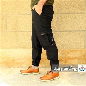 شلوار اسلش مردانه شیش جیب گتردار 4XL و 5XL