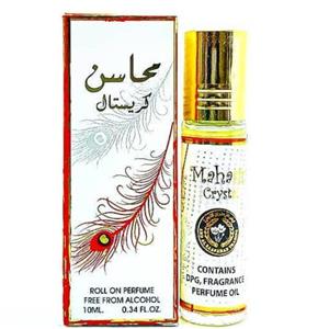 عطر محاسن کریستال برند ارض الزعفران 10 میل Mahasin Crystal 