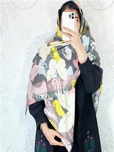 روسری نخی طرح پروانه