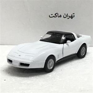 ماشین فلزی شورلت کوروت کوپه 1982 سفید ویلی Welly اسباب بازی در تهران ماکت
