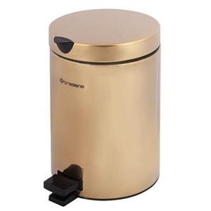 سطل زباله پدالی 3 لیتری براسیانا رزگلد درب آرام بند مدل BPB 110
