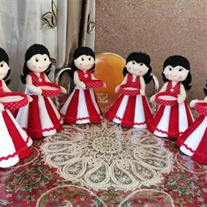 هفت سین نمدی طرح عروسکی
