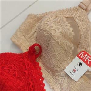 سوتین گیپور مارک آیسا زیر نخ پنبه اعلا طرح گل رز