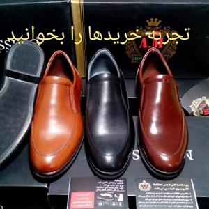 کفش طبی زیره کاوچو طبیعی(لاستیک ارتجاعی و نه پلاستیکpvc) چرم طبیعی(نام کد116)