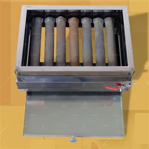 کباب پز گازی خانگی ( 7 شعله ) با شعله چدنی و بدنه استیل