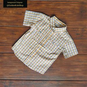 پیراهن آستین کوتاه پسرانه \nجنس نخی \nبا کیفیت \nتک رنگ