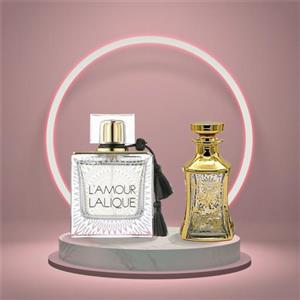 عطر لالیک لامور زنانه 20 گرم (خالص -بدون الکل -لوزی)  -Le Amour