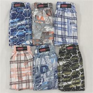 پک 3 عددی شورت پادار مردانه سایز بزرگ  درجه یک