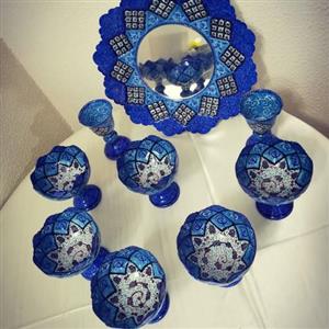 هفت سین  پایه دار میناکاری شده