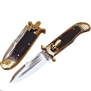 چاقوی ضامن پرشی دسته استخوان استاد دادو