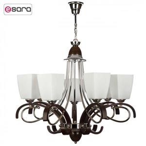 لوستر چشمه نور7 شعله کد 838/7GWT Cheshmeh Noor 838/7GWT Seven Flames Chandelier