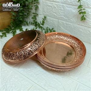 پیش دستی مسی نانو شده قطر 19 طرح جدید سیمین مس