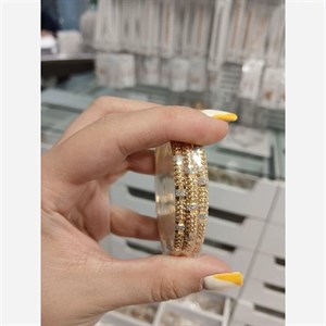 النگوی نقره 925 طرح طلا روکش اب طلا 