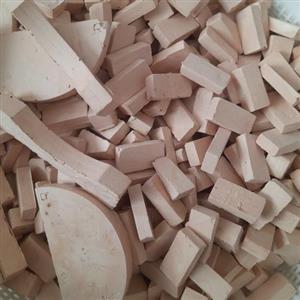 آجر آجر یقرمز گلی رنگ 200 قطعه مینیاتوری  مخلوط