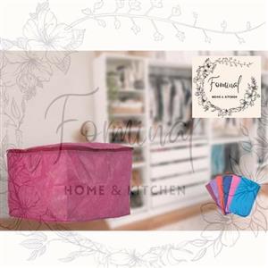 بقچه پارچه ای سایز یک سه لایه زیپ دار389