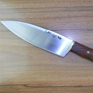چاقو زنجان چاقوزنجان چاقوی قصابی راسته ای درجه یک رضا زنجانی فولاد فنر ماشین