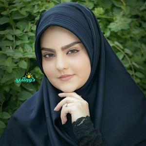 مقنعه ابردوزی کرپ قواره بزرگ 100