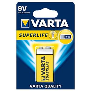 باتری کتابی وارتا مدل Super Life Varta Super Life 9V Battery